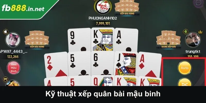 Kỹ Thuật Xếp Quân Bài Mậu Binh - Bí Quyết Giúp Thắng Lớn